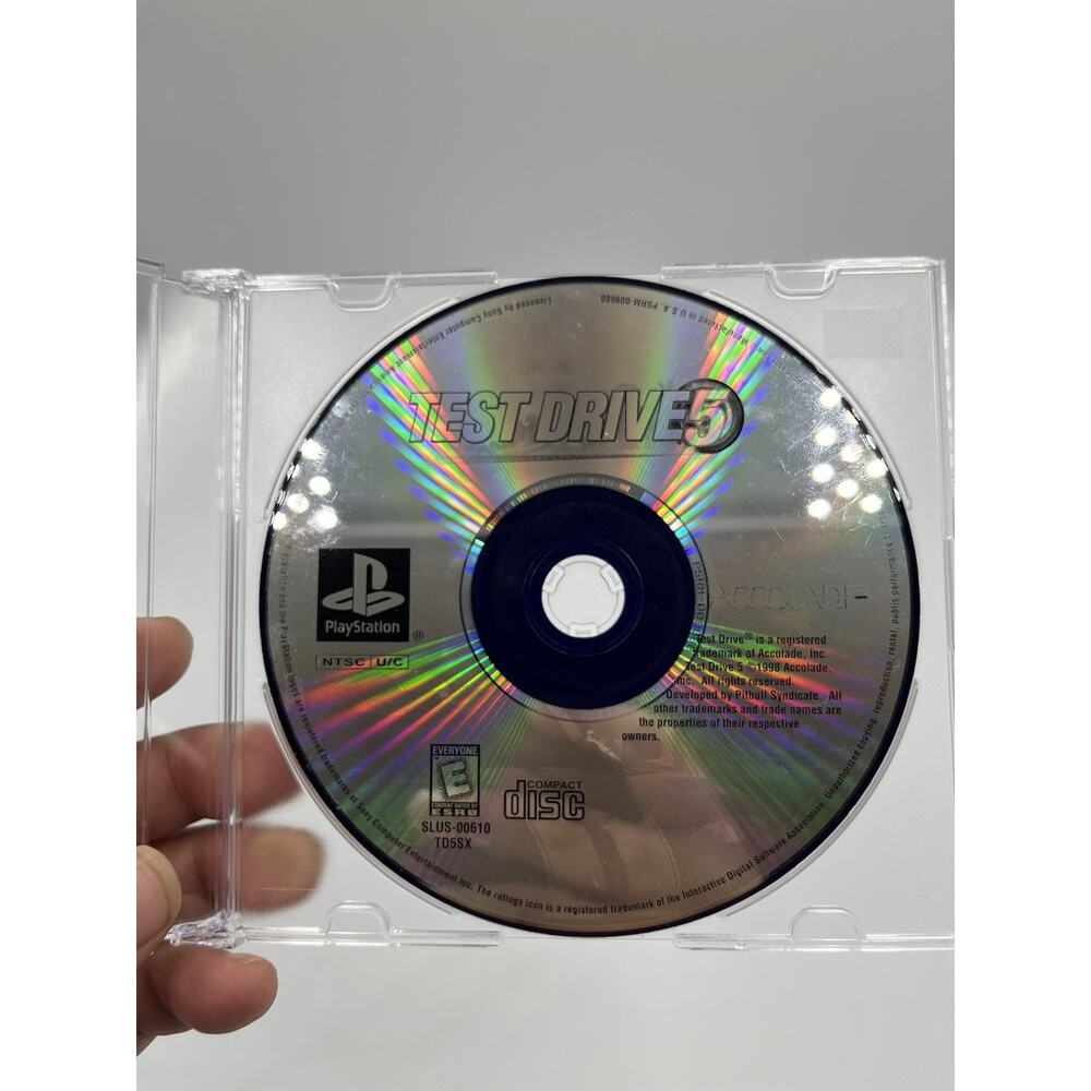 Test Drive 5 (Sony PlayStation 1, 1998) Disc Only With Case